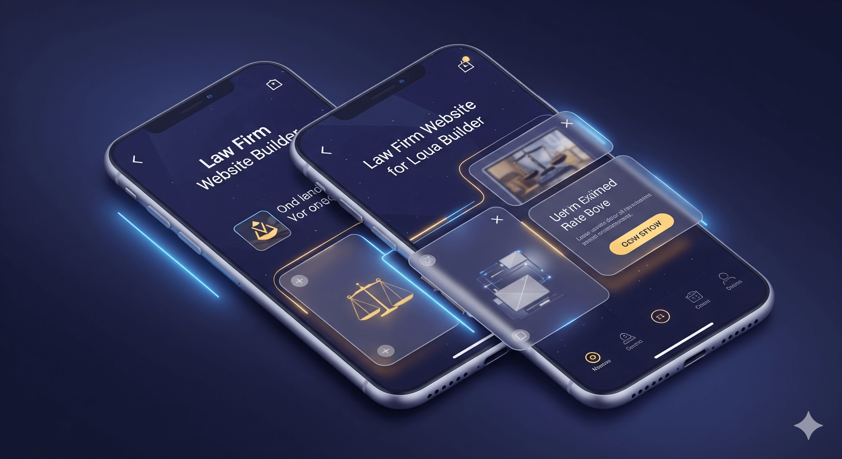 Landing page para abogados con perfil profesional, servicios y contacto